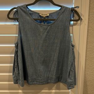 Madewell light blue tank